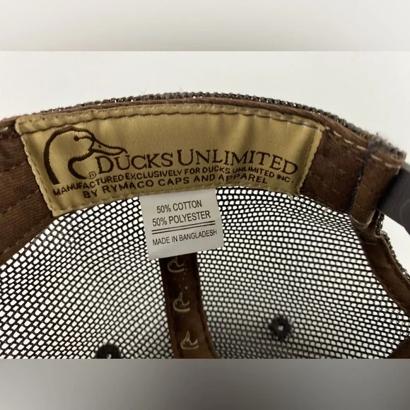 Bundle of 2, Ducks Unlimited Mesh Back Trucker Caps, Adjustable Snap Back - Picture 16 of 16